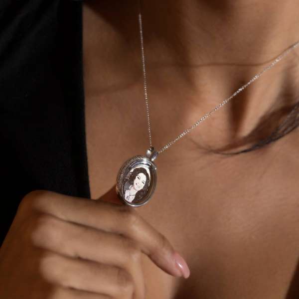 Pendente medaglia personalizzabile oro 18kt