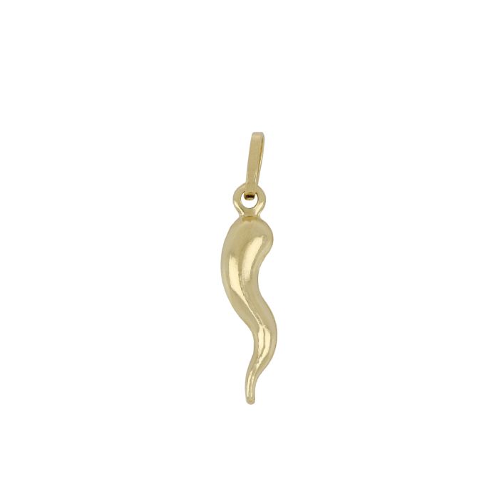 Pendente corno oro 18kt