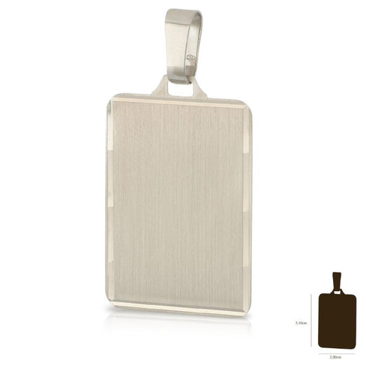 Pendente medaglia personalizzabile oro 18kt