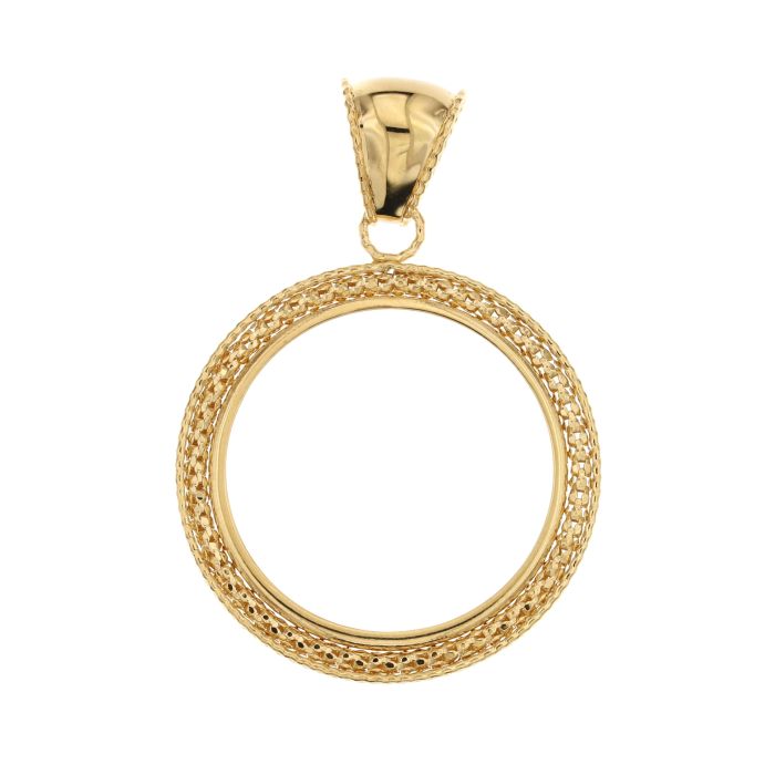 Pendente porta sterline oro 18kt
