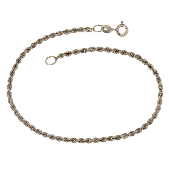 bracciale fune oro 18 kt