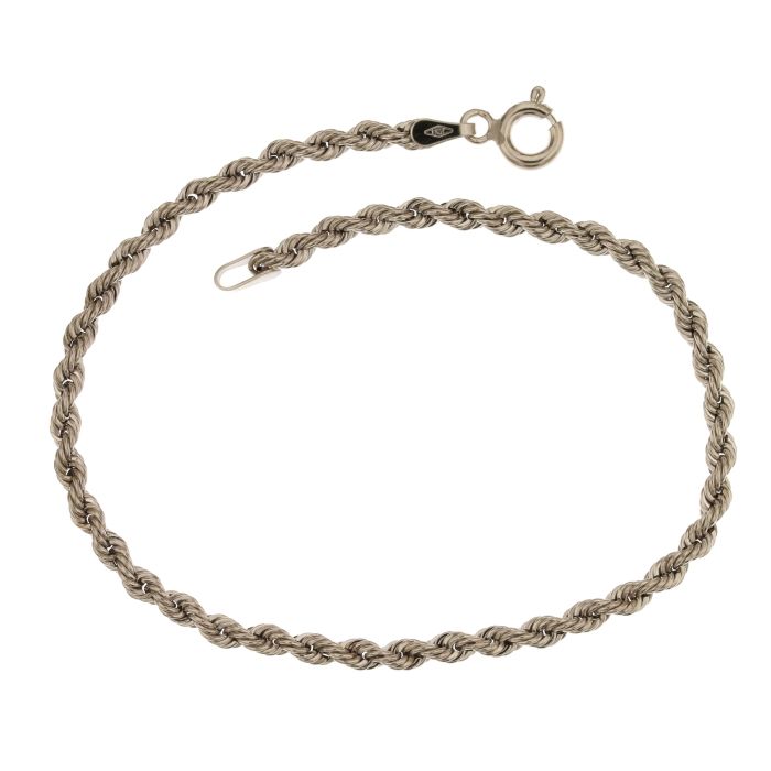bracciale fune oro 18 kt
