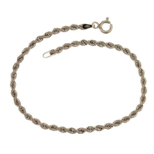 bracciale fune oro 18 kt