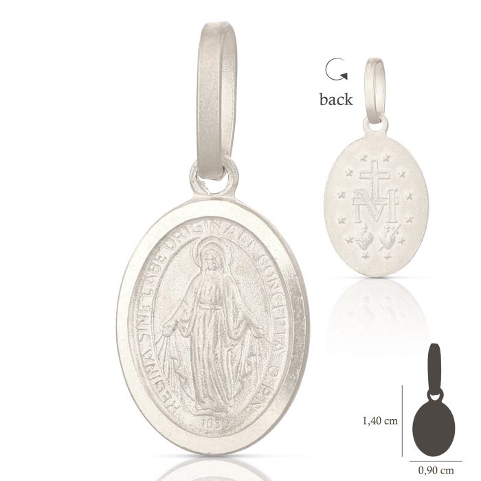 Pendente madonna oro 18kt