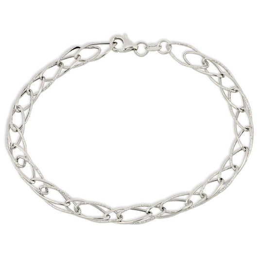 bracciale catena diamantata oro 18 kt