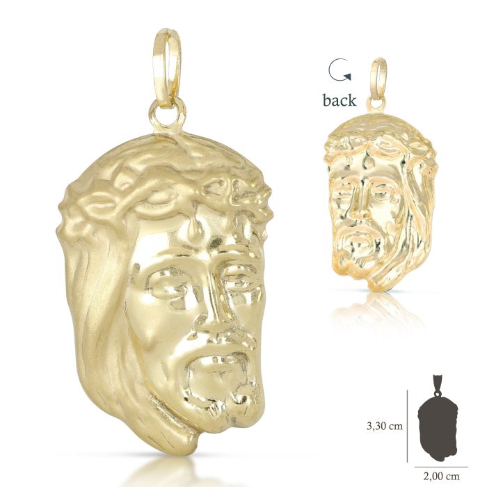 Pendente cristo oro 18kt