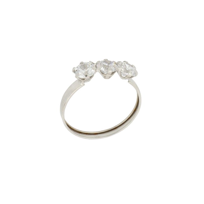 anello trilogy oro 18 kt