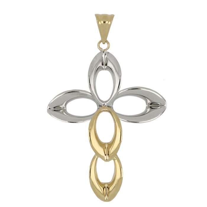 Pendente croce oro 18kt