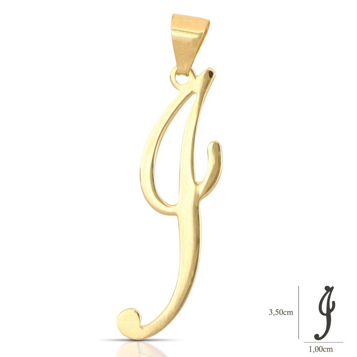 Pendente nome iniziale I oro 18kt