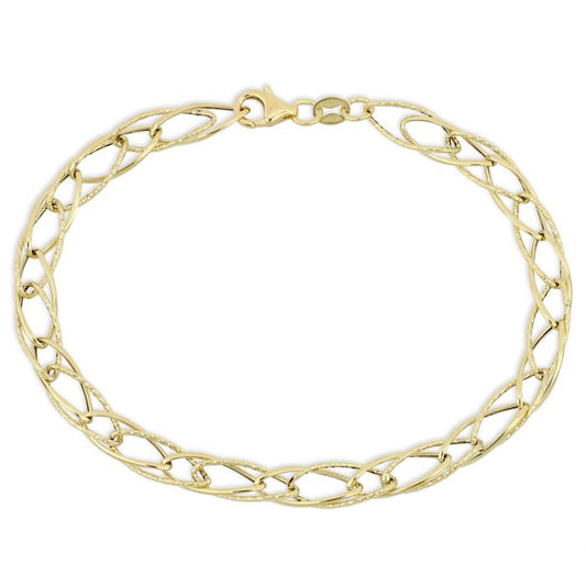 bracciale catena diamantata oro 18 kt