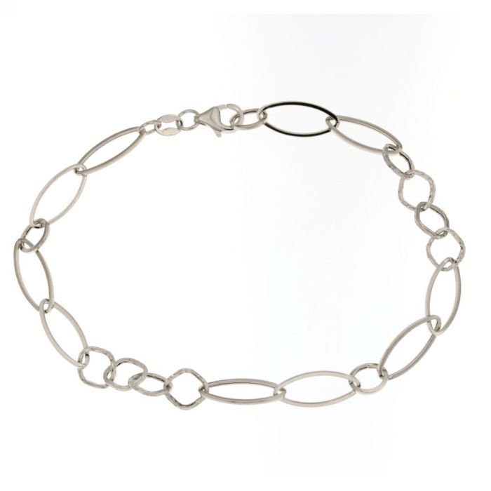bracciale catena diamantata oro 18 kt