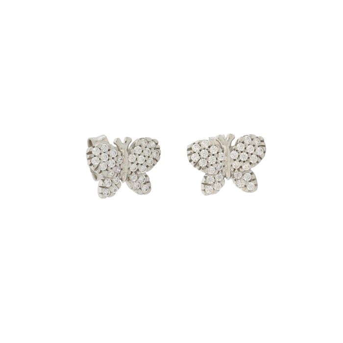 orecchini croce oro 18 kt
