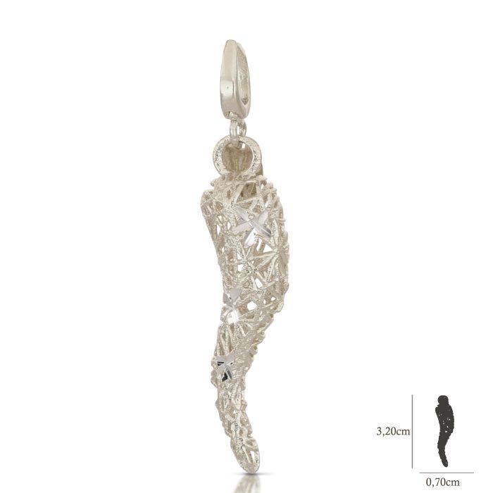 Pendente corno oro 18kt