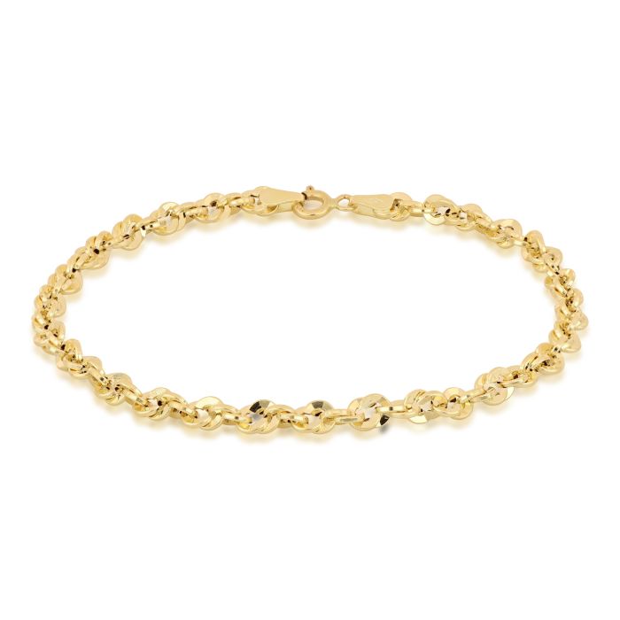 bracciale intrecciato iride oro 18 kt