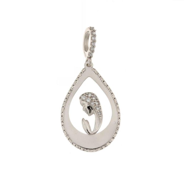 Pendente madonna oro 18kt