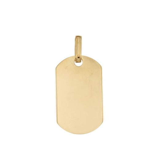 Pendente medaglia personalizzabile oro 18kt