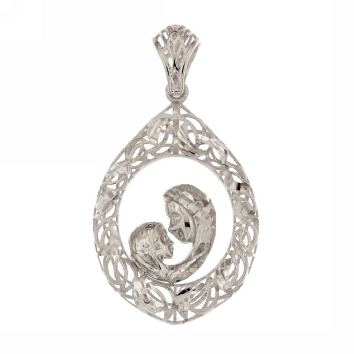 Pendente madonna oro 18kt