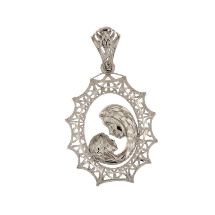 Pendente madonna oro 18kt