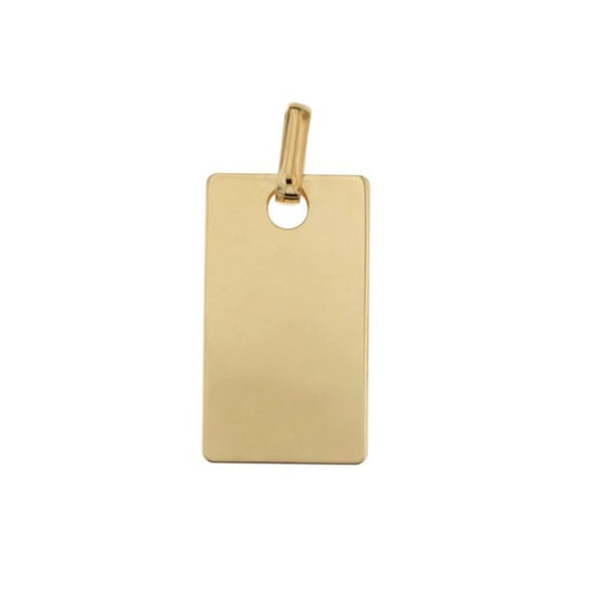 Pendente medaglia personalizzabile oro 18kt