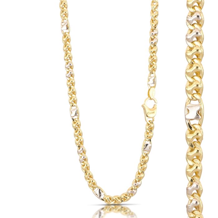 collana con riporti oro 18kt