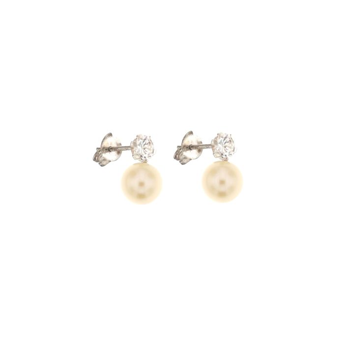 orecchini perla oro 18 kt