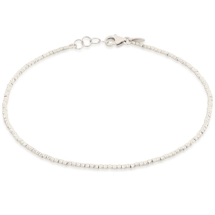 bracciale sfere diamantate oro 18 kt