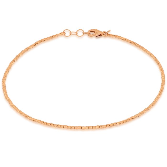 bracciale sfere diamantate oro 18 kt