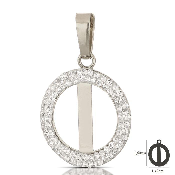 Pendente nome iniziale I oro 18kt