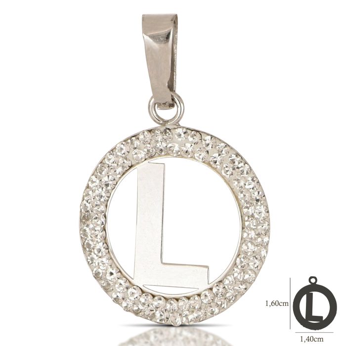 Pendente nome iniziale L oro 18kt