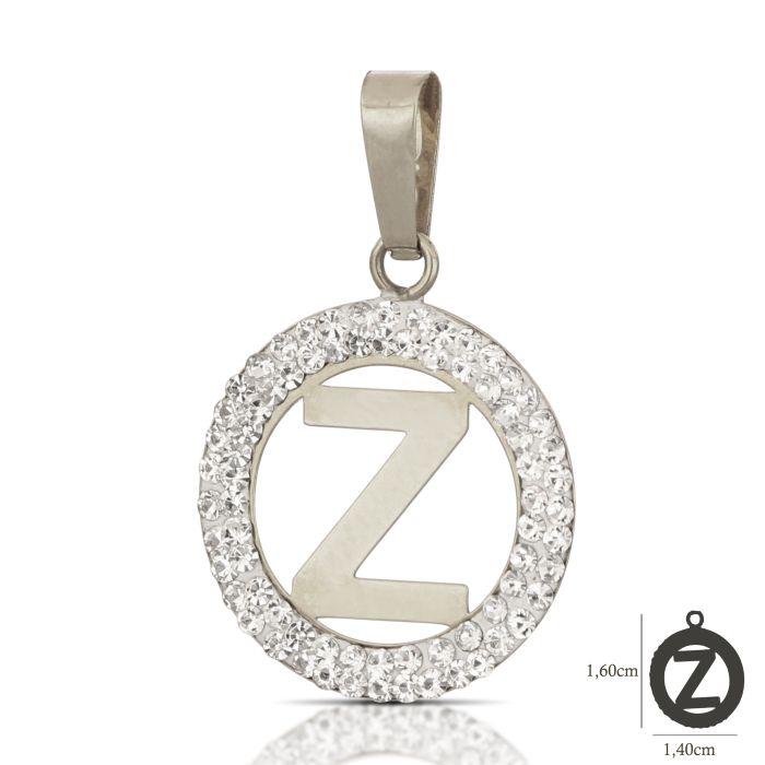 Pendente nome iniziale Z oro 18kt