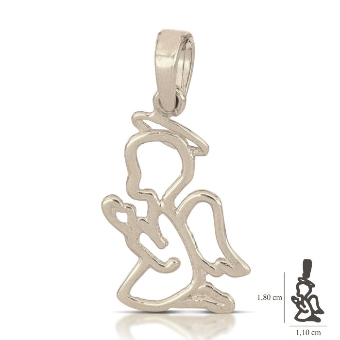 Pendente angelo oro 18kt