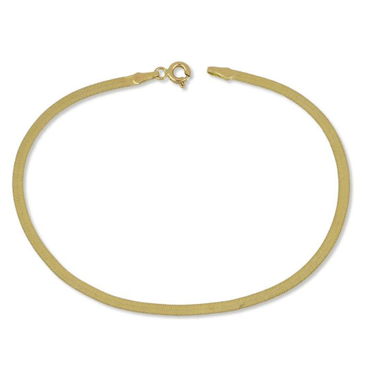 bracciale piattina oro 18 kt