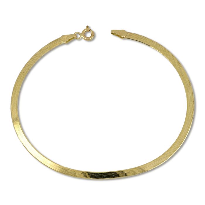 bracciale piattina oro 18 kt