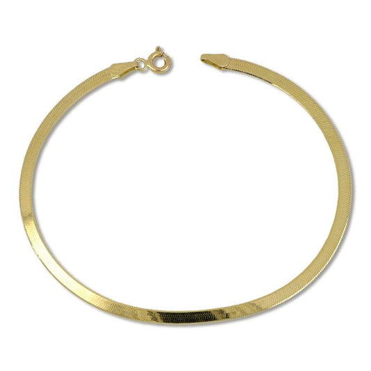bracciale piattina oro 18 kt