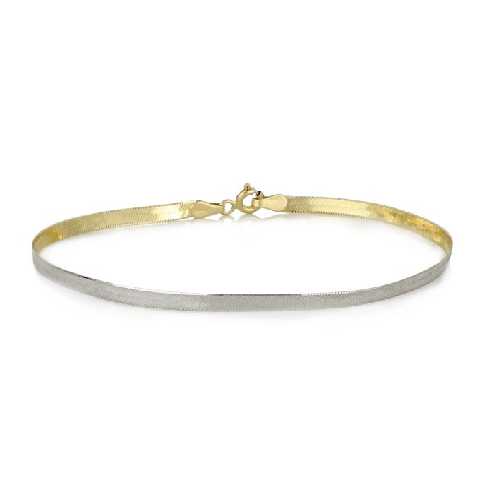 bracciale piattina oro 18 kt