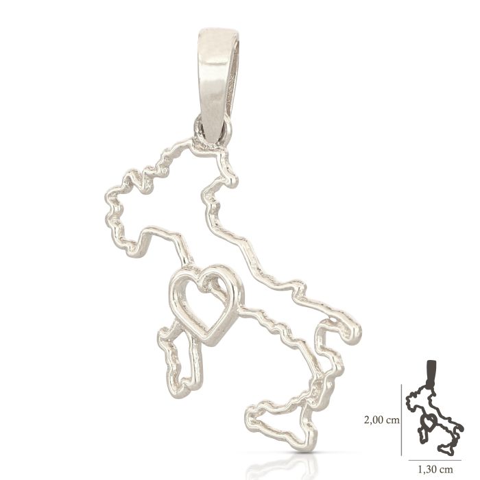 Pendente Italia oro 18kt