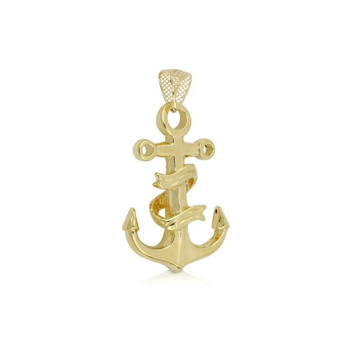 Pendente ancora oro 18kt