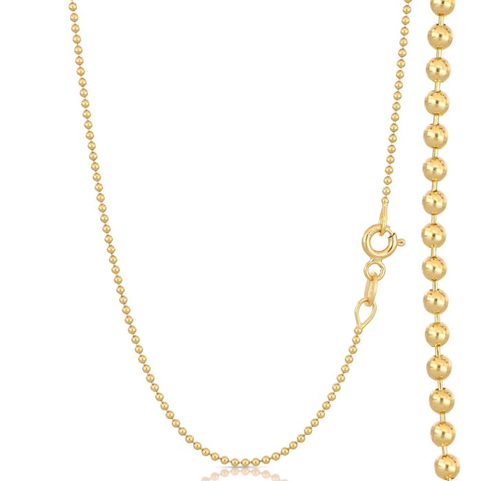 collana a sfere oro 18kt