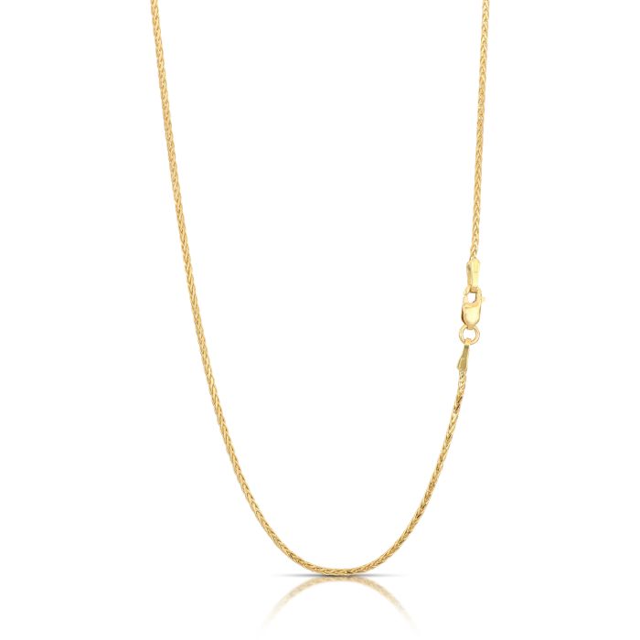 collana spighetta quadrata oro 18kt