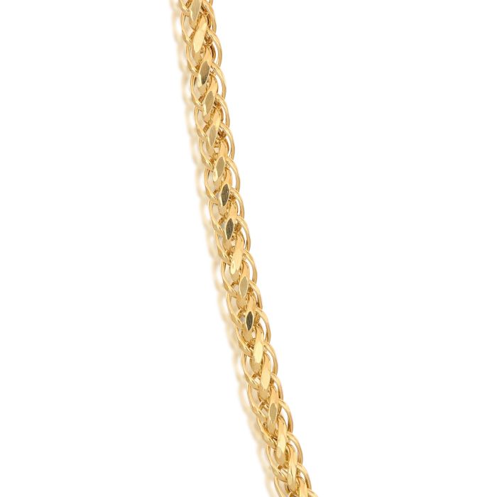 collana spiga quadrata oro 18kt