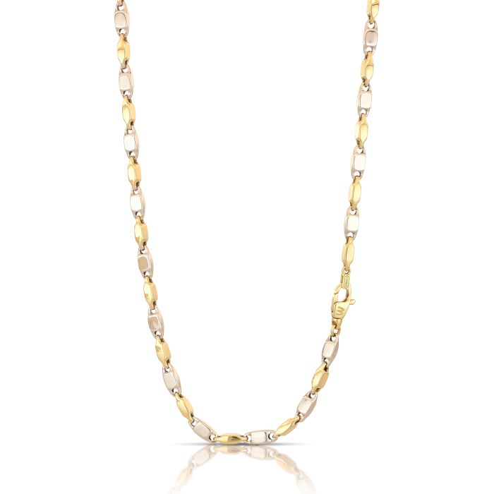 collana tubolare oro 18kt