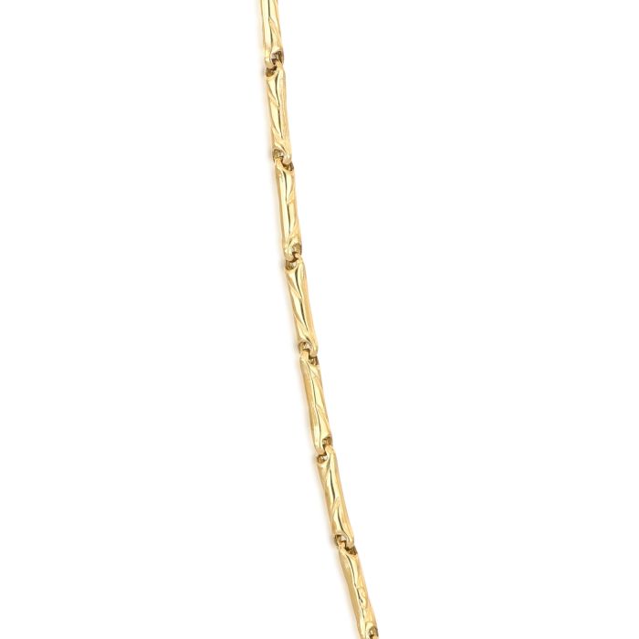 collana tubolare vuota oro 18kt