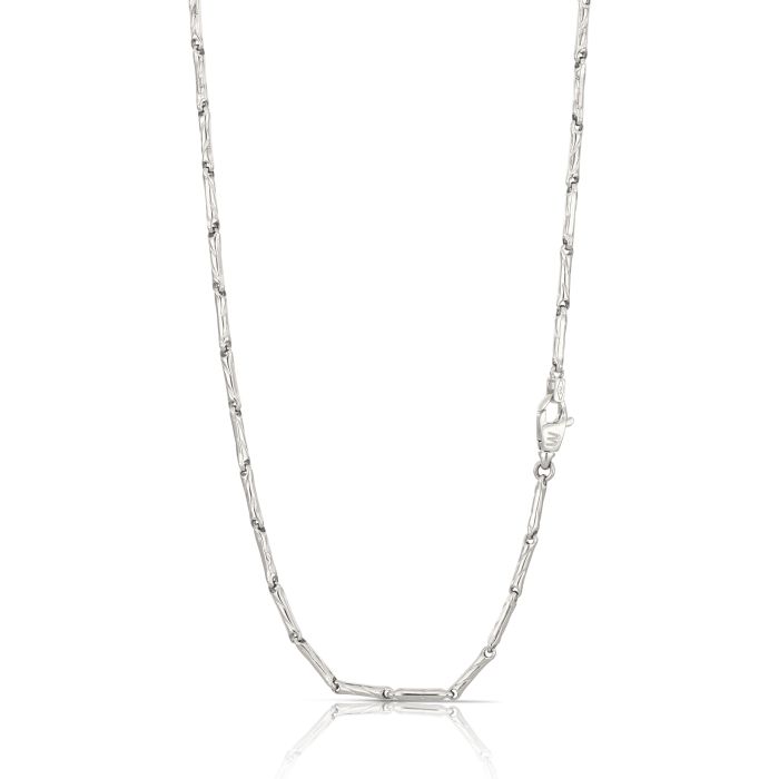collana tubolare vuota oro 18kt