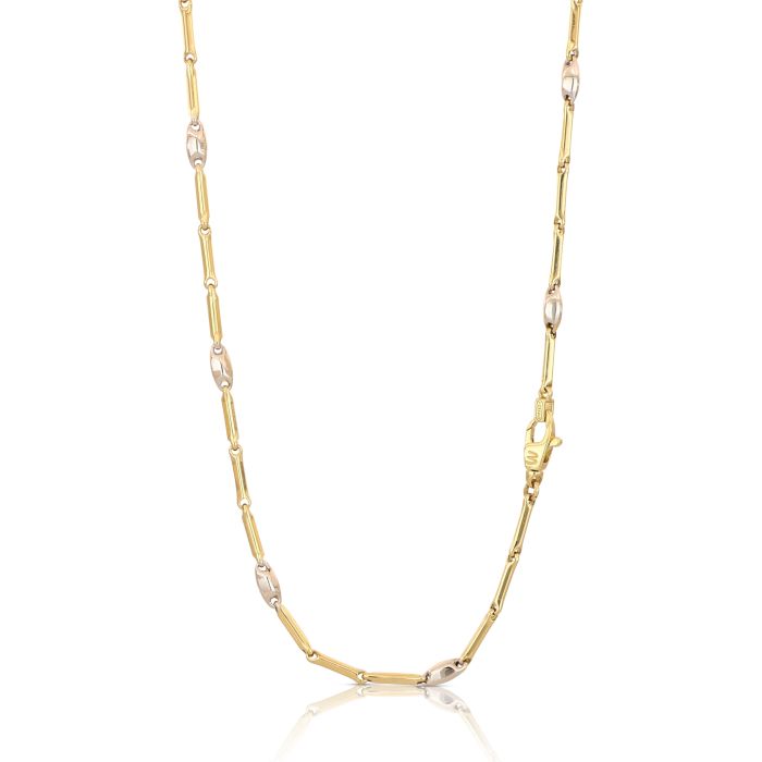 collana tubolare oro 18kt