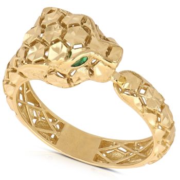anello pantera oro 18 kt