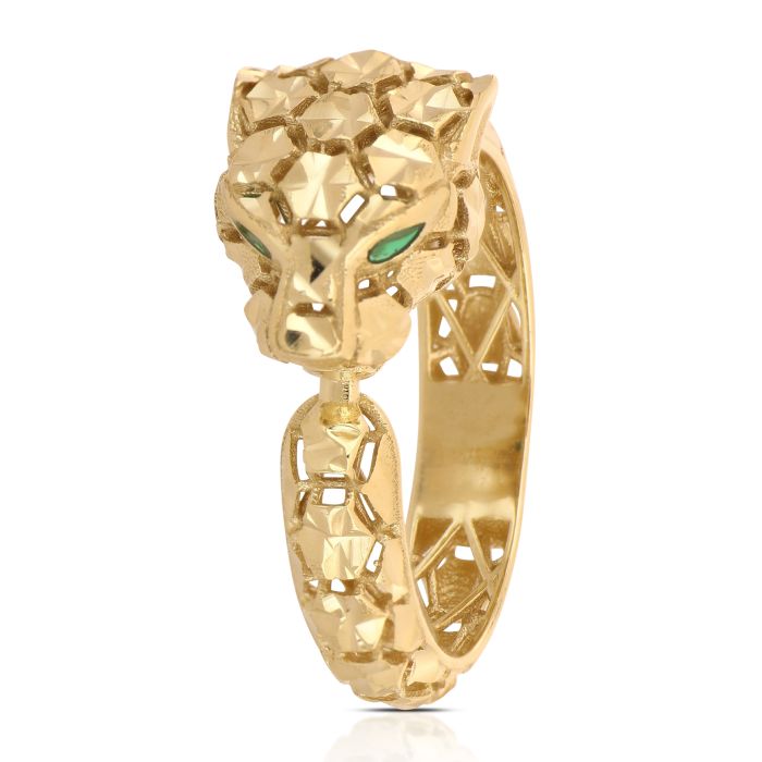 anello pantera oro 18 kt