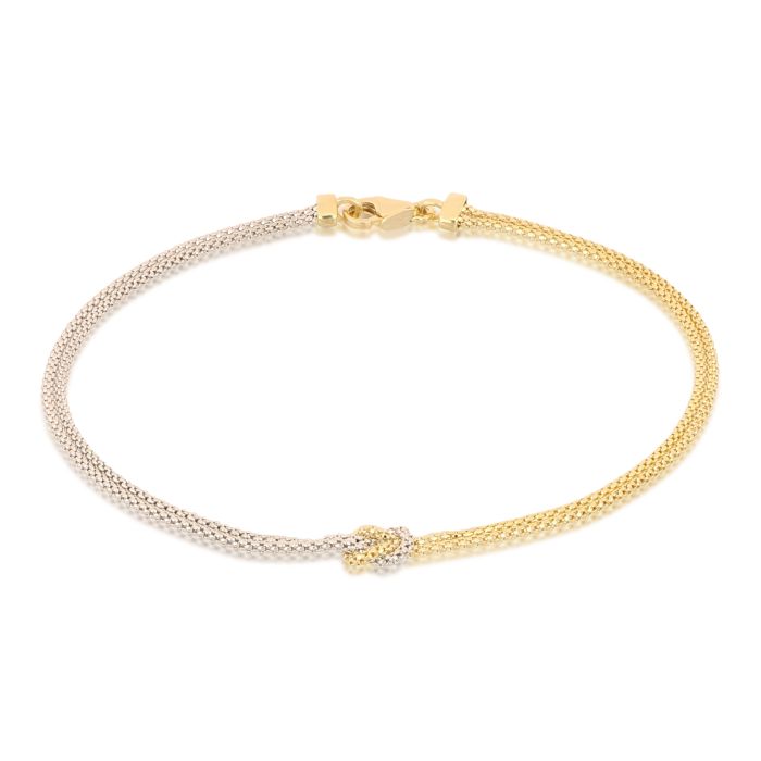 bracciale nodo legame oro 18 kt
