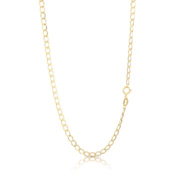 catena grumetta vuota oro 18kt