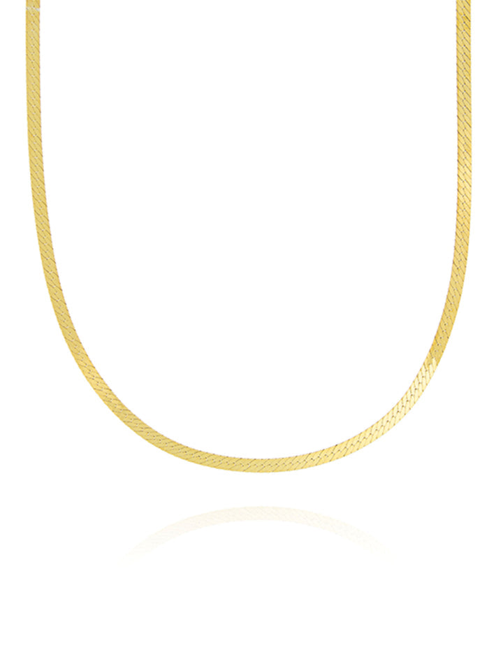 Collana Piatta Argento 925%
