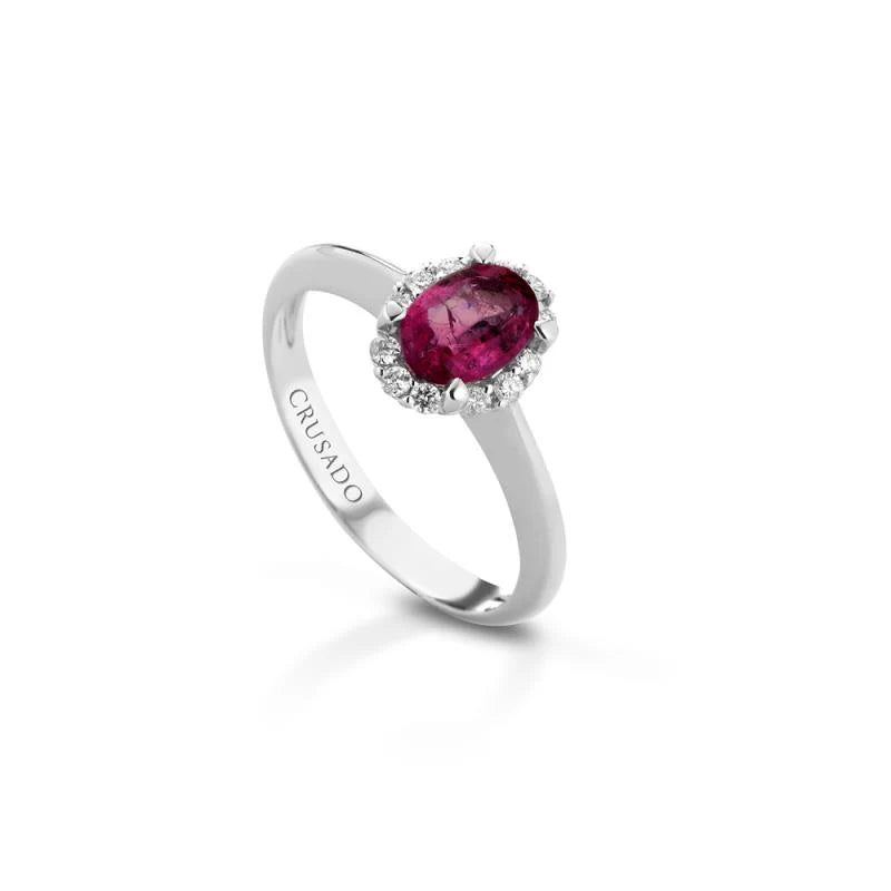 Anello Crusado con Rubini - Pantelleria - ANPNT1R